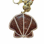 LGS Charms - Sea Life - Rhinestone Keychain Fashion Accessory with Tassel