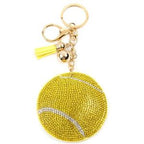 LGS Charms - Sports - Rhinestone Keychain Fashion Accessory with Tassel