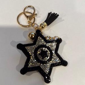 LGS Charms - Misc - Rhinestone Keychain for Zippy Bag Fashion Accessory with Tassel