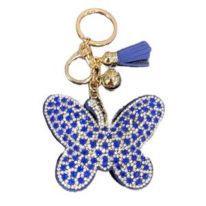 LGS Charms - Butterflies/Insects - Rhinestone Keychain Fashion Accessory with Tassel