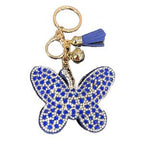 LGS Charms - Butterflies/Insects - Rhinestone Keychain Fashion Accessory with Tassel