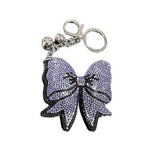 LGS Charms - Bows - Rhinestone Keychain Fashion Accessory with Tassel