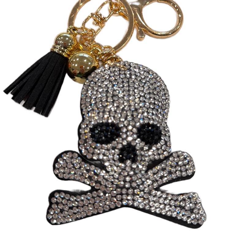 LGS Charms - Skulls - Rhinestone Keychain