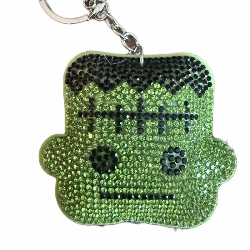 LGS Charms - Halloween - Rhinestone Keychain for Zippy Bag Fashion Accessory with Tassel