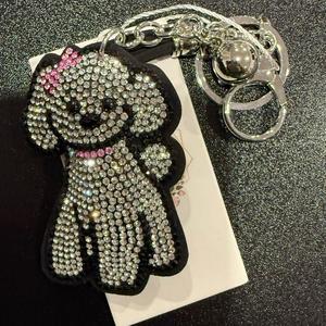 LGS Charms - Dogs & Cats - Rhinestone Keychain Fashion Accessory with Tassel