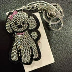 LGS Charms - Dogs & Cats - Rhinestone Keychain Fashion Accessory with Tassel