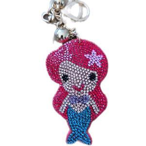 LGS Charms - Friends - Rhinestone Keychain for Zippy Bag Fashion Accessory with Tassel