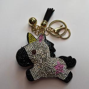 LGS Charms - Animals - Rhinestone Keychain Fashion Accessory with Tassel
