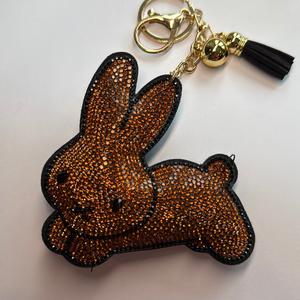 LGS Charms - Animals - Rhinestone Keychain Fashion Accessory with Tassel