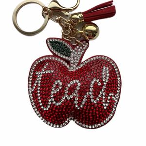 LGS Charms - Food & Drinks - Rhinestone Keychain Fashion Accessory with Tassel