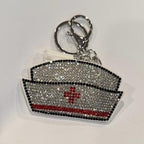 LGS Charms - Misc - Rhinestone Keychain for Zippy Bag Fashion Accessory with Tassel