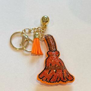 LGS Charms - Halloween and Autumn - Rhinestone Keychain for Zippy Bag Fashion Accessory with Tassel