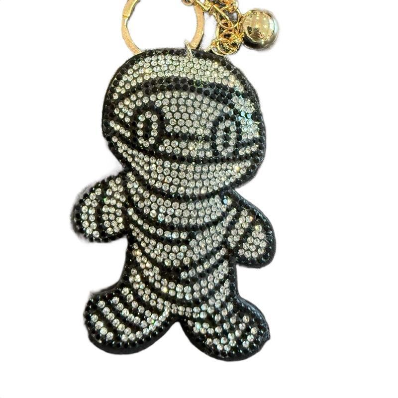 LGS Charms - Halloween - Rhinestone Keychain for Zippy Bag Fashion Accessory with Tassel
