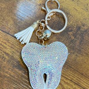 LGS Charms - Misc - Rhinestone Keychain for Zippy Bag Fashion Accessory with Tassel