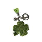 LGS Charms - Flowers - Rhinestone Keychain Fashion Accessory with Tassel
