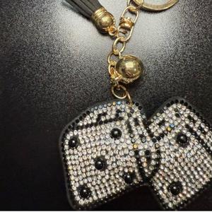 LGS Charms - Misc - Rhinestone Keychain for Zippy Bag Fashion Accessory with Tassel