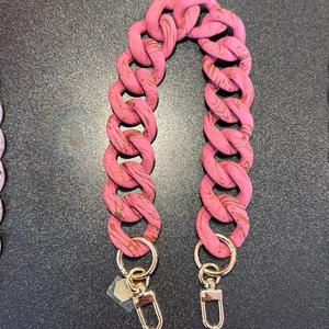 LGS Marbled Matte Bag Chains - 18”