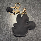 LGS Charms - Friends - Rhinestone Keychain for Zippy Bag Fashion Accessory with Tassel