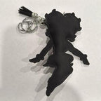 LGS Charms - Friends - Rhinestone Keychain for Zippy Bag Fashion Accessory with Tassel