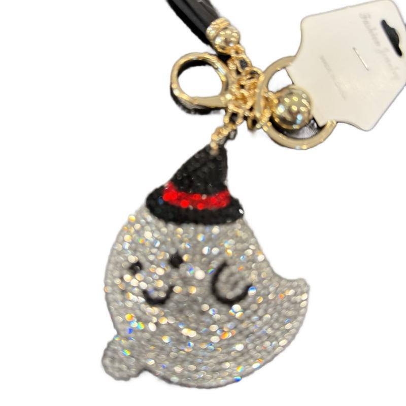 LGS Charms - Halloween - Rhinestone Keychain for Zippy Bag Fashion Accessory with Tassel