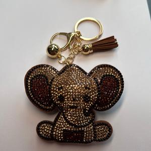 LGS Charms - Animals - Rhinestone Keychain Fashion Accessory with Tassel