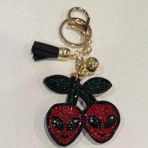 LGS Charms - Misc - Rhinestone Keychain for Zippy Bag Fashion Accessory with Tassel