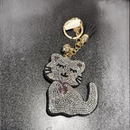 LGS Charms - Dogs & Cats - Rhinestone Keychain Fashion Accessory with Tassel