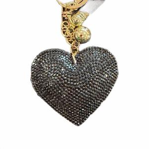 LGS Charms - Hearts - Rhinestone Keychain Fashion Accessory with Tassel