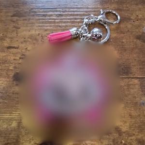 LGS Charms - Friends - Rhinestone Keychain for Zippy Bag Fashion Accessory with Tassel