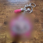 LGS Charms - Friends - Rhinestone Keychain for Zippy Bag Fashion Accessory with Tassel