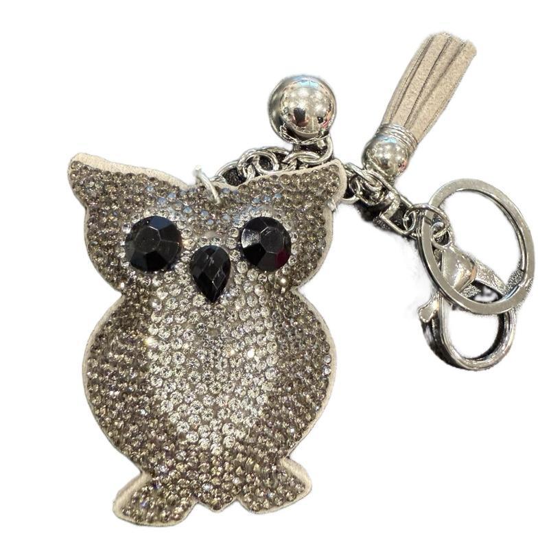 LGS Charms - Birds - Rhinestone Keychain Fashion Accessory with Tassel