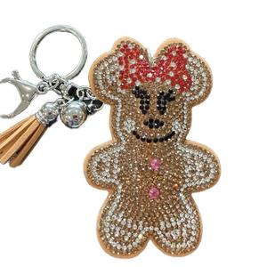 LGS Charms - Christmas - Rhinestone Keychain Fashion Accessory with Tassel