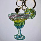 LGS Charms - Food & Drinks - Rhinestone Keychain Fashion Accessory with Tassel