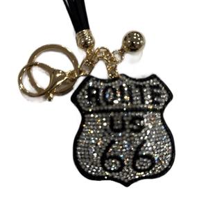 LGS Charms - Misc - Rhinestone Keychain for Zippy Bag Fashion Accessory with Tassel