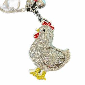 LGS Charms - Birds - Rhinestone Keychain Fashion Accessory with Tassel
