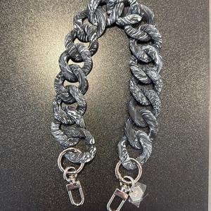LGS Marbled Matte Bag Chains - 18”