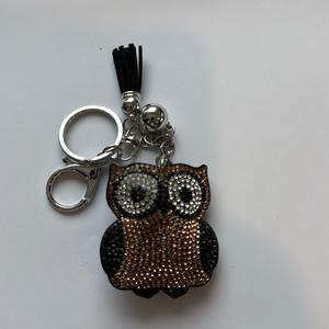 LGS Charms - Birds - Rhinestone Keychain Fashion Accessory with Tassel