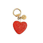 LGS Charms - Hearts - Rhinestone Keychain Fashion Accessory with Tassel