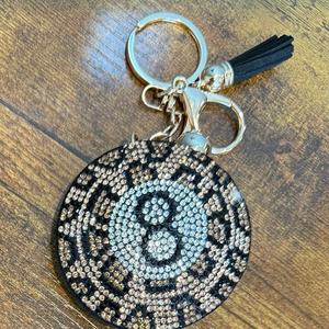 LGS Charms - Misc - Rhinestone Keychain for Zippy Bag Fashion Accessory with Tassel