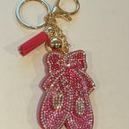 LGS Charms - Misc - Rhinestone Keychain for Zippy Bag Fashion Accessory with Tassel