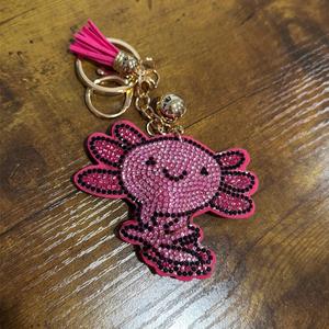 LGS Charms - Sea Life - Rhinestone Keychain Fashion Accessory with Tassel