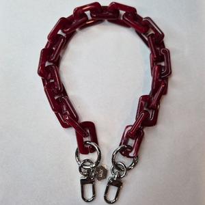 LGS Zip Links 18" Acrylic Bag Chains Purse Accessories