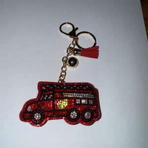 LGS Charms - Misc - Rhinestone Keychain for Zippy Bag Fashion Accessory with Tassel