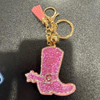 LGS Charms - Western - Rhinestone Keychain Fashion Accessory with Tassel