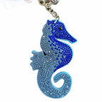 LGS Charms - Sea Life - Rhinestone Keychain Fashion Accessory with Tassel