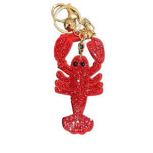 LGS Charms - Sea Life - Rhinestone Keychain Fashion Accessory with Tassel