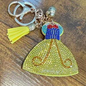 LGS Charms - Misc - Rhinestone Keychain for Zippy Bag Fashion Accessory with Tassel