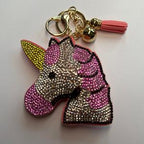LGS Charms - Animals - Rhinestone Keychain Fashion Accessory with Tassel
