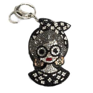 LGS Charms - Misc - Rhinestone Keychain for Zippy Bag Fashion Accessory with Tassel