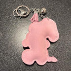 LGS Charms - Friends - Rhinestone Keychain for Zippy Bag Fashion Accessory with Tassel